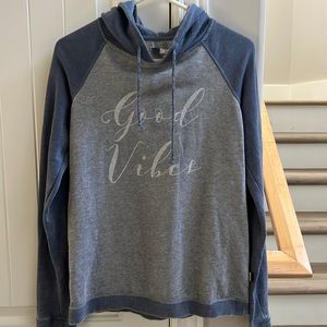 Roxy Good Vides light weight sweatshirt Hoodie Pullover